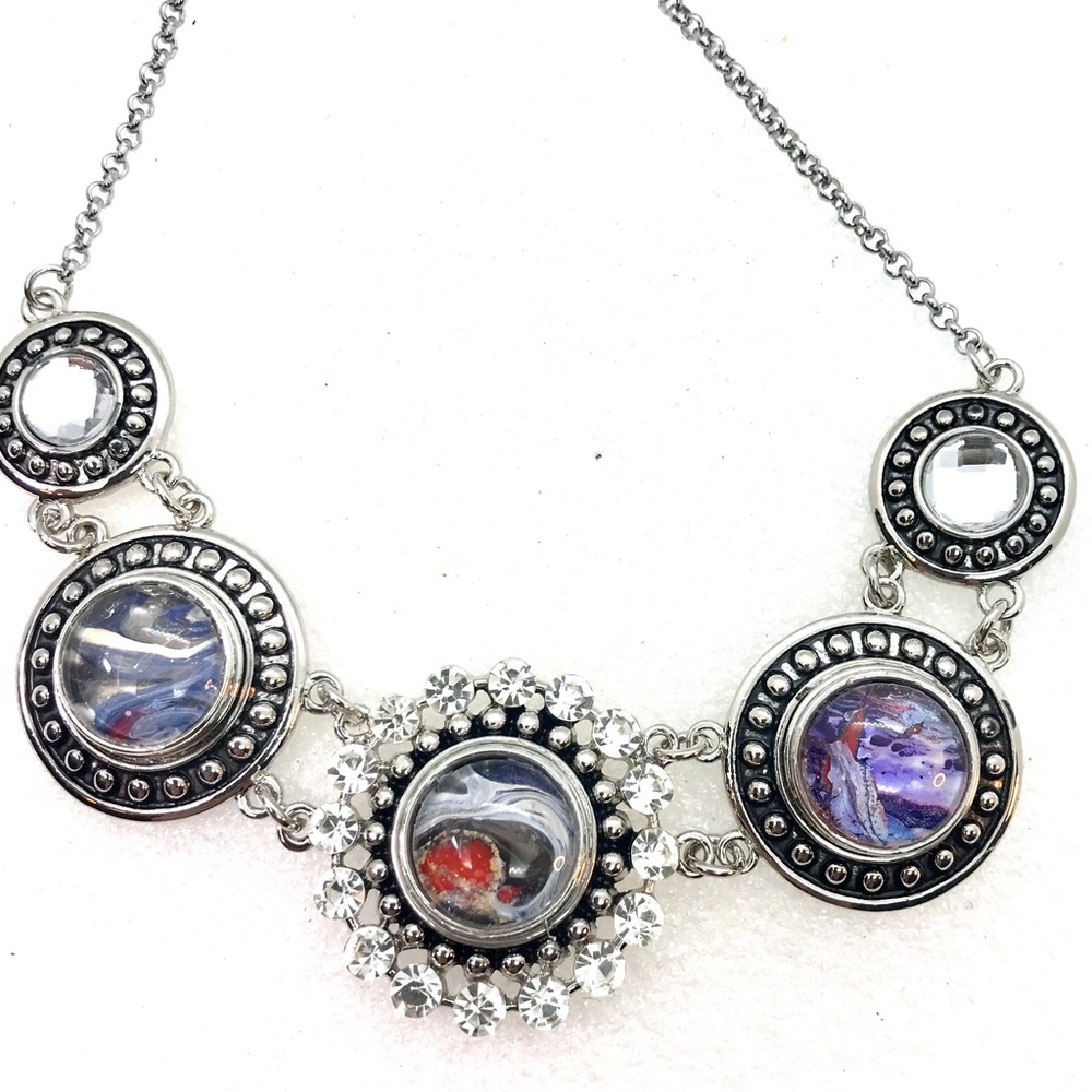 Snap necklace 3x20mm handmade snaps SN20